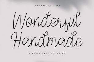 Wonderful Handmade Font Download