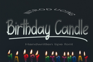 Birthday Candle Font Download