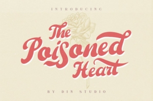 The Poisoned Heart Retro Vintage Font Font Download