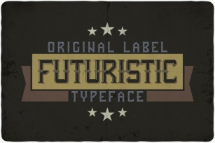 Futuristic typeface Font Download