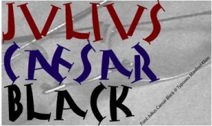 Julius Caesar Black Font Download