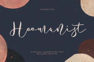 Hoomanist Natural Handwritten Font Font Download