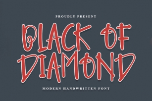 Black of Diamond Font Download