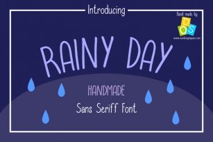 Rainy Day Handmade Sans Serif Font Font Download