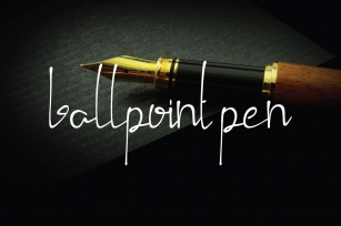 ballpointpen Font Download