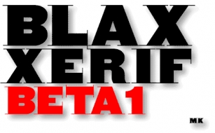 BLAXX Font Download