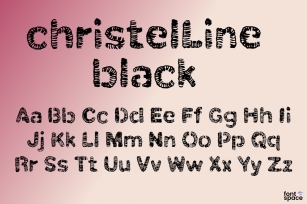 ChristelLine black Font Download
