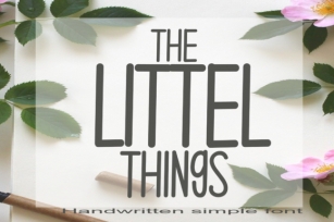 The Little Things Font Download