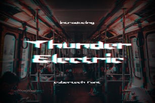 Thunder Electric Display Font Download