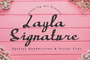 Layla Signature Font Download