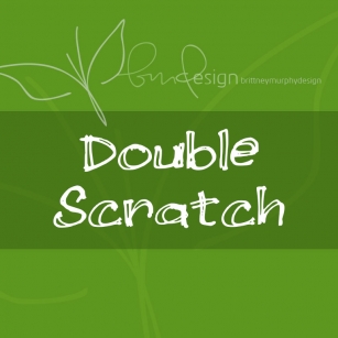 Double Scratch Font Download