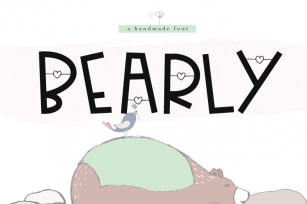 Bearly - A Handwritten Font Font Download