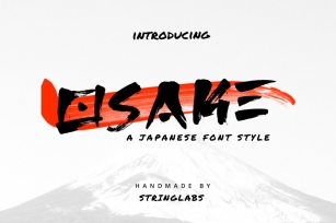 Osake - Japanese Font Font Download