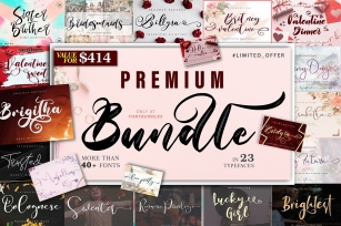 The 23 In 1 Premium Bundle - Limited Offer Font Download