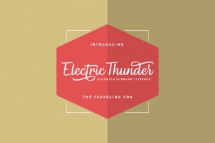 Electric Thunder - The Lightning Script Font Download