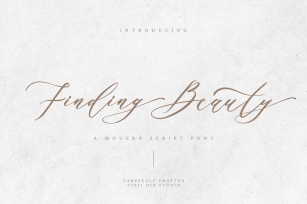 Finding Beauty Font Download