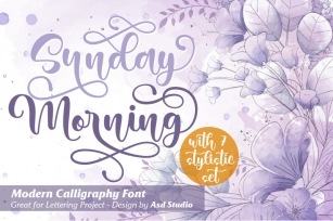 Sunday Morning - Modern Calligraphy Font Download