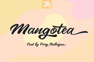 Mangotea - Script Font Font Download