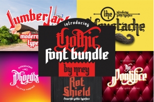 Gothic bundle Font Download