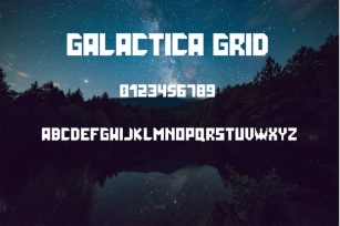 Galactica Space Grid Font Font Download