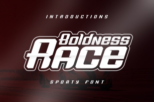 Boldness Race Font Download