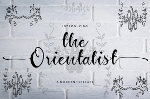 The Orientalist Font Download