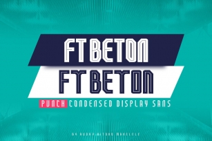 FT Beton Punch Condensed Font Download