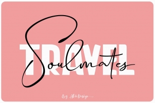 Travel Soulmates - Font Duo Font Download