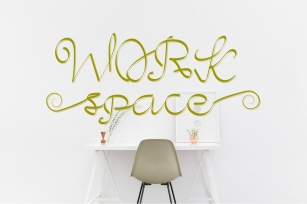 work space Font Download