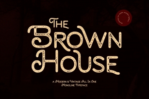 Brown House Font Download