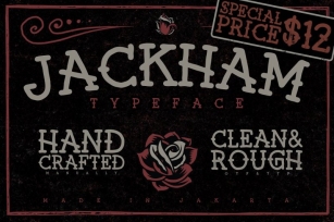 Jackham tattoo logo branding font Font Download