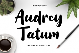 Audrey Tatum Font Font Download