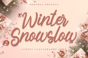 Winter Snowslow Font Download