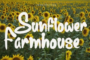 Sunflower Farmhouse Font Download