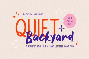 Quiet Backyard Duo Font Download