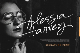 Alessia Harvey Font Download