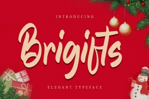 Brigifts Font Download