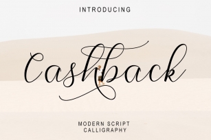 cashback script Font Download