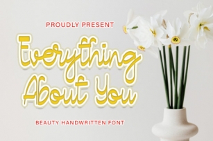 Everything About You Font Download
