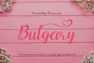 Bulgary Font Download
