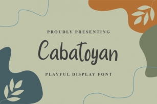 Cabatoyan Font Download