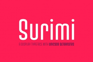 Surimi typeface Font Download