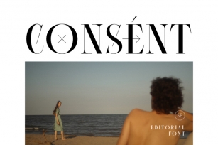 Consent - Editorial Serif Font Font Download
