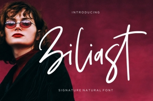 Ziliast Signature Natural Font Font Download