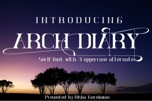 Arch Diary Font Download