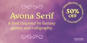 Avona Serif Font Download