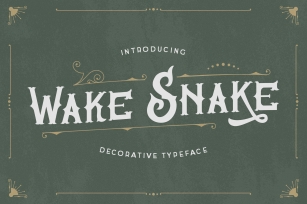 Wake Snake Font Download