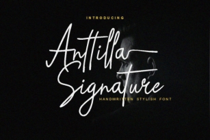 Anttilla Signature Font Download