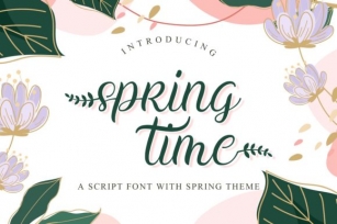 Spring Time Font Download