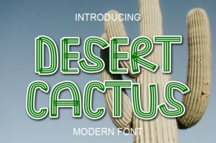 Desert Cactus Font Download